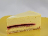 Entremet mangue passion framboise