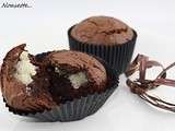 Muffins chocolat coeur fondant noix de coco