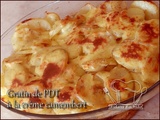 Gratin de pdt à la crème camembert