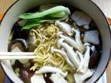 Hot pot ou Fondue chinoise aux champignons 蘑菇火锅 mógu huǒguō