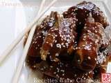 Travers de porc sauce aigre-douce 糖醋排骨 tángcù páigǔ