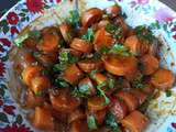 Salade de carottes cuites à la coriandre