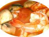 Soupe de Crevettes Thaï à la Citronnelle