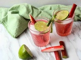 Découvrez notre gin tonic à la rhubarbe rafraîchissant ! 🍹