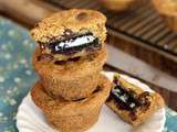 Muffins aux biscuits Oréo