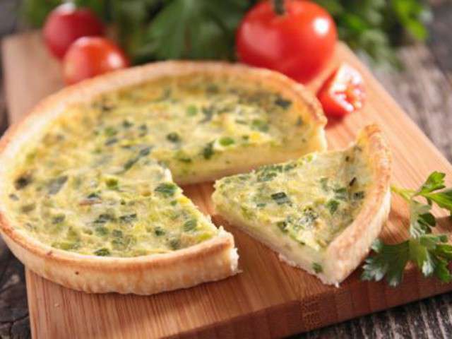 quiche aux poireaux