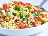 Salade de couscous aux légumes