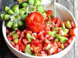 Salsa aux fraises et kiwi