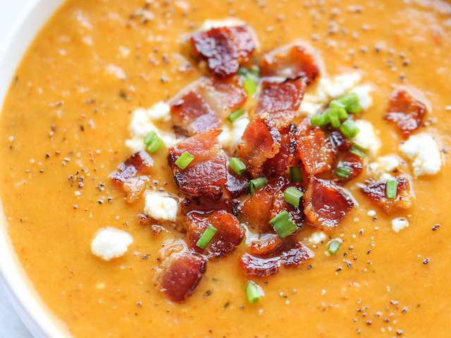 Recettes De Soupe De Courge Et Bacons