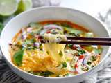 Soupe thaï au légumes et curry