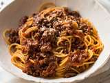 Spaghetti sauce bolognaise dans la mijoteuse