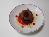 C ur fondant chocolat poivron sur tartare de fraises par Didier de Winne