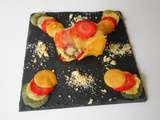 Salade de fruits sur palets bretons façon carpaccio par Didier de Winne