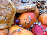 Foie gras, abricots, etc... à la plancha