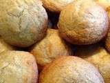Muffins (farine de maïs et banane)