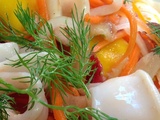 Salade de calamars frais