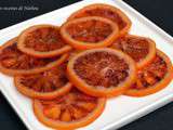 Oranges sanguines confites