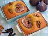 Petits cakes aux figues fraîches et noix, épicés au poivre long de Java