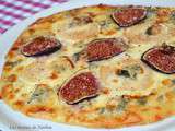 Pizza aux figues, poires et gorgonzola