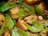 Cari de porc aux pois mange-tout