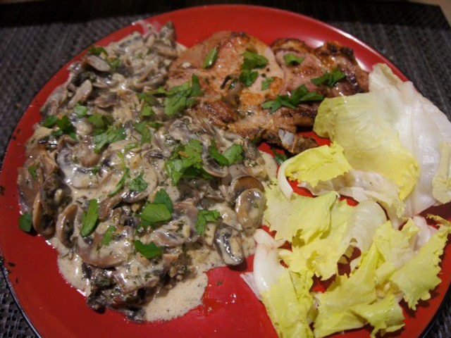 Recettes de Côte de porc et Champignons