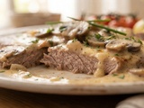 Escalope de veau à la crème