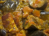 Massalé boucané aux bringelles (aubergines)