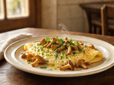Omelette aux chanterelles