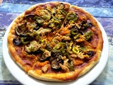Pizza au thon et légumes