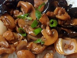 Poulet sauce d’huîtres-Recette Réunion