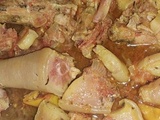 Rougail la queue cochon salée