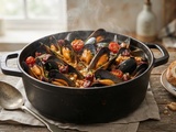 S Moules au chorizo facile