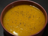 Soupe de courge Butternut et carottes
