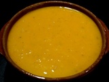 Soupe de potiron au beurre de cacahuète