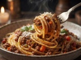 Spaghetti bolognaise traditionnelle