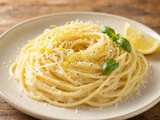 Spaghettis au citron et au parmesan