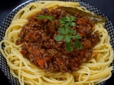 Spaghettis bolognaise maison
