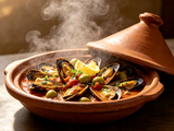 Tajine de moules à la marocaine avec chermoula