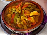Tajine de poulet Marocain aux légumes