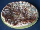 Fausse pizza raclette/lardons