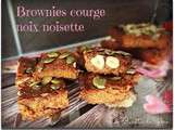 Brownies courge noix-noisettes