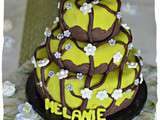Gâteau 3 étages « Mélanie » (praliné)