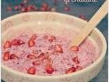Porridge quinoa~betterave à la grenadine