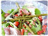 Salade printanière aux asperges vertes et aux fraises – Omnicuiseur