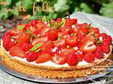 Tarte folle fraises-framboises