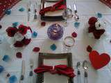 Astuce pour une décoration de table pour saint-valentin