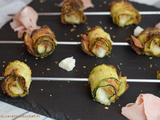 Brochettes de courgettes panées