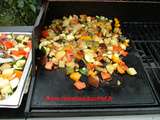 Légumes sur la plancha du barbecue