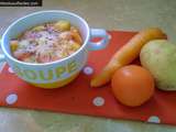 Soupe tomates, pommes de terre et carottes