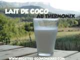 Du lait de coco